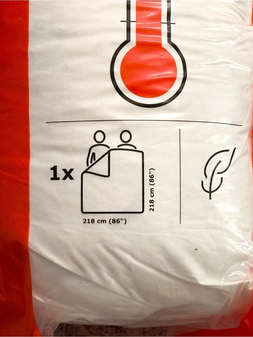 IKEA FJÄLLARNIKA Duvet Down Insert Extra Warm Full/Queen